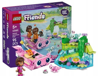 KLOCKI LEGO FRIENDS 42681 Przygoda na aksolotlowej łodzi, zestaw +5 lat