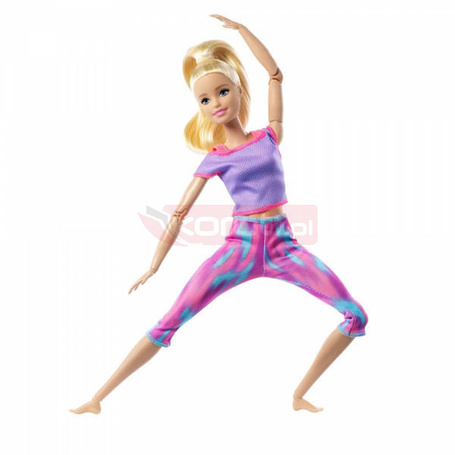 Lalka Barbie Made to Move Kwieciste Różowy strój GXF04