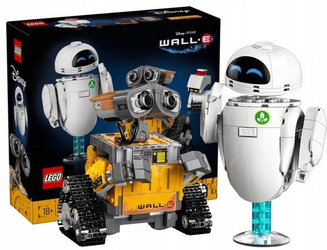 LEGO DISNEY 43279 WALL-E I EWA zestaw klocków kolekcjonerski +18 lat