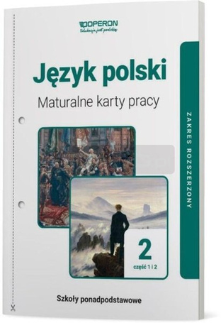 Język polski LO 2 Maturalne karty pracy ZR cz.1-2