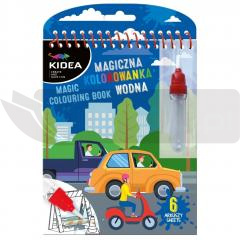 Magiczna wielorazowa kolorowanka wodna O Pojazdy