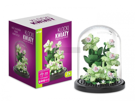 Klocki pod kloszem róże