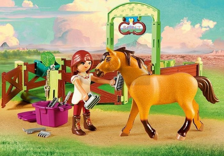 Playmobil 9478 Spirit Boks stajenny Lucky i Dziki