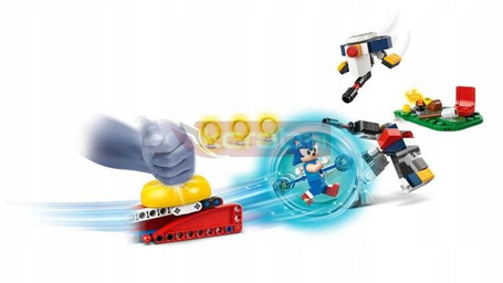 LEGO SONIC 77001 SONIC I BIWAKOWA BITWA, zestaw klocków dla dzieci 7+