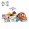 LEGO DUPLO BLUEY 10458 Wyprawa po lody z Bluey, zestaw dla dzieci +2 lata