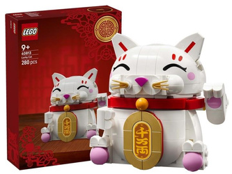 KLOCKI LEGO 40813 Japoński kot szczęścia Lucky cat, zestaw klocków +9 lat