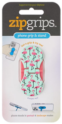 ZipGrip uchwyt na palce do telefonu Flamingi