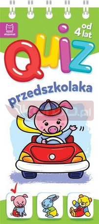 Quiz przedszkolaka ze świnką od 4 lat