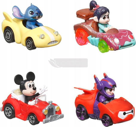 HOT WHEELS DISNEY zestaw 4szt autek 4-pak HKD30