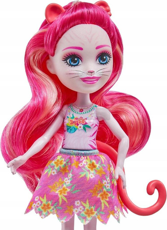 ENCHANTIMALS LALKA Texie Tiger + ZWIERZĄTKO TYGRYSEK SABRE HXB97