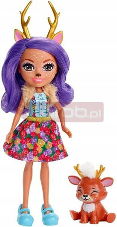 ENCHANTIMALS LALKA DANEESA DEER + JELONEK FXM75