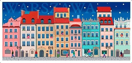 Magnes I love Poland Warszawa ILP-MAG-C-WAR-30