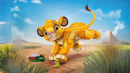 LEGO DISNEY 43243 KRÓL LEW LWIĄTKO SIMBA