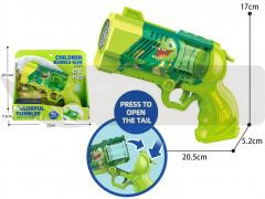 Pistolet na bańki mydlane Dino