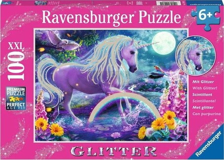 Puzzle 100 Brokatowy jednorożec
