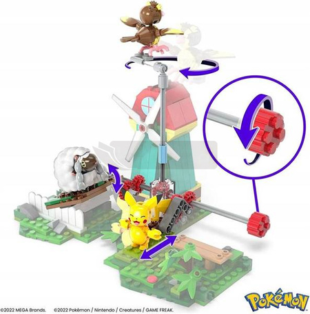 MEGA POKEMON KLOCKI 240el WIEJSKI WIATRAK HKT21