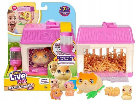 LITTLE LIVE PETS MAMA SURPRISE MINI Chomik, rodzina chomiczków 26626