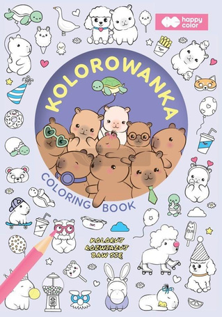 Kolorowanka A5 Kapibara HAPPY COLOR
