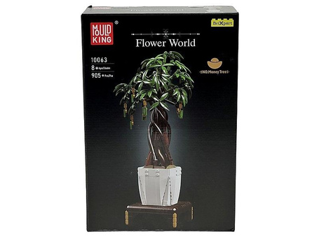 Klocki - kwiat w doniczce