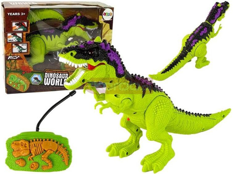 Dinozaur R/C światła dźwięki zielony