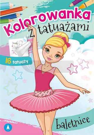 Kolorowanka z tatuażami. Baletnice