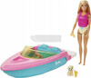 Lalka Barbie motorówka i lalka GRG30