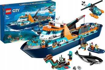 LEGO CITY 60368 ŁÓDŹ BADACZA ARKTYKI zestaw klocków dla dzieci +7 lat