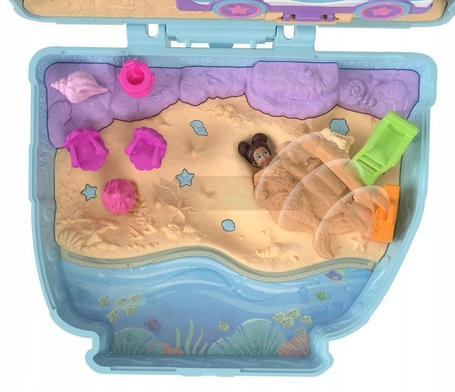 LALKA POLLY POCKET PIESEK PLAŻOWY SZCZENIACZEK zestaw do zabawy dla dzieci HRD36