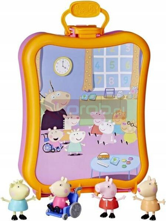 ŚWINKA PEPPA ZESTAW DO ZABAWY 4 figurki w walizce F3779