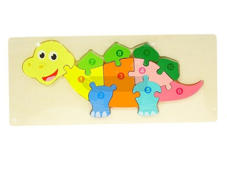 Puzzle drewniane Dino