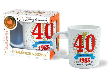 Kubek Premium Urodziny 40