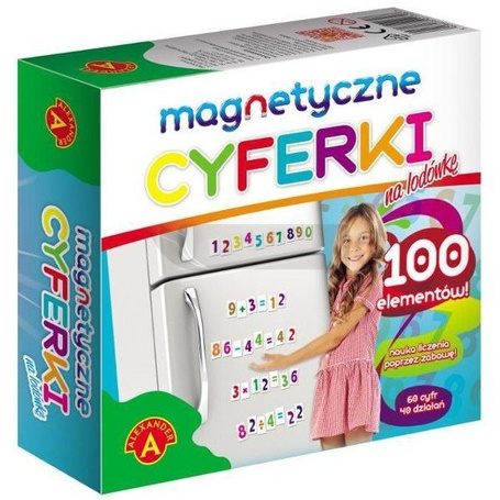 Cyferki magnetyczne na lodówkę