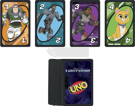 LIGHTYEAR BUZZ ASTRAL GRA KARTY UNO gra rodzinna HJC24