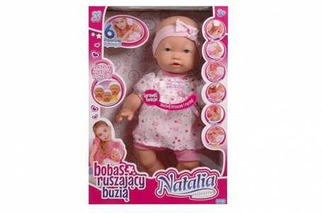 Lalka Natalia Mimiczna bobas 33 cm