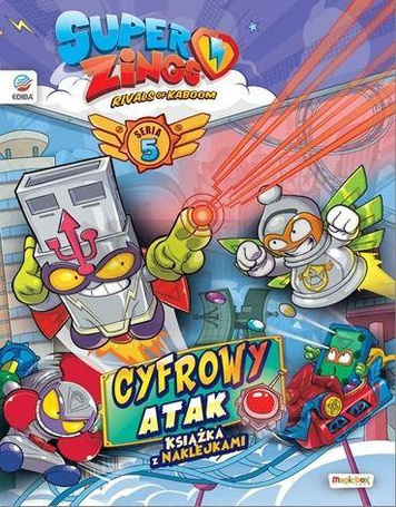 Super Zings - Książka z naklejkami + figurka