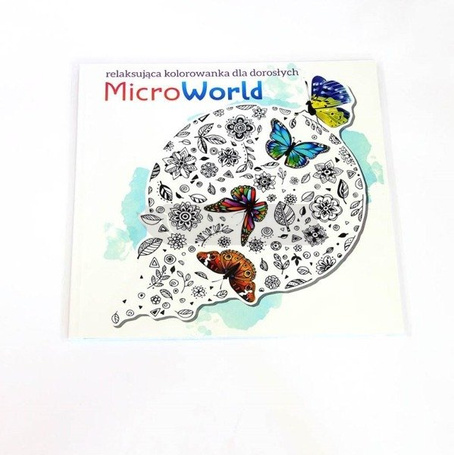 Microworld. Relaksująca kolorowanka dla dorosłych