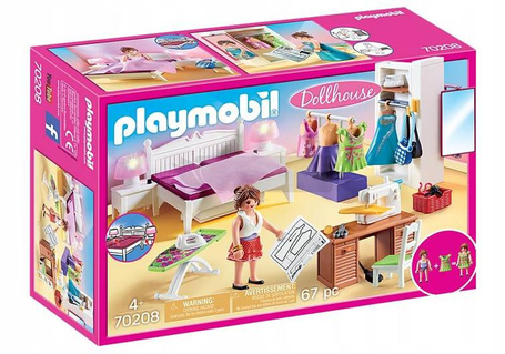 PLAYMOBIL Dollhouse 70208 Sypialnia z kącikiem