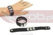 Bransoletka silikonowa czarna 22x2xm