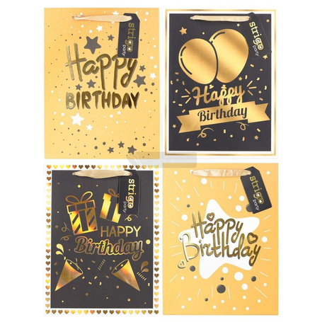 Torba prezentowa Party 18x23x10cm mix STRIGO
