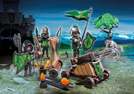 PLAYMOBIL 6041 Oddział bojowy rycerzy herbu Wilk