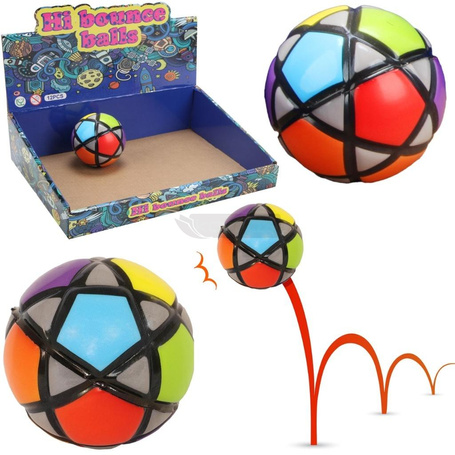 Piłka kolorowa mocno odbijająca się