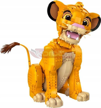 LEGO DISNEY 43247 KRÓL LEW MŁODY SIMBA zestaw klocków kolekcjonerski