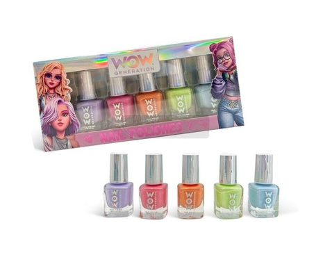 Lakier do paznokci pastel 5-pak