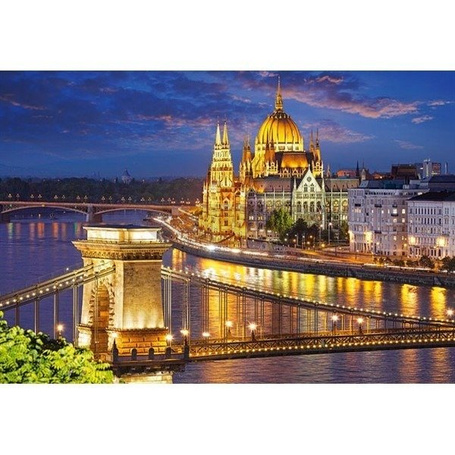 Puzzle 2000 elementów Budapeszt widok zmierzchu