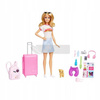 LALKA BARBIE MALIBU Z PIESKIEM W PODRÓŻY HJY18