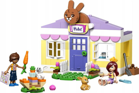 KLOCKI LEGO FRIENDS 42679 Hotel dla królików w mieście Heartlake, zestaw +5