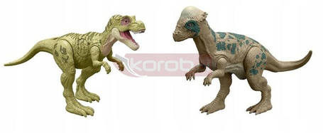 JURASSIC WORLD EPIC ATTACK Tyrannosaurus Rex vs. Pachycephalosaurus HNC13