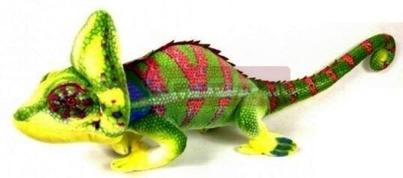 Kameleon zielony 85cm