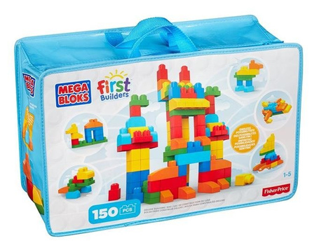 Mega Bloks First Builders Klocki 150 elementów Torba deluxe CNM43