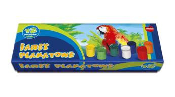 Farby plakatowe 12 kolorów 20ml MONA